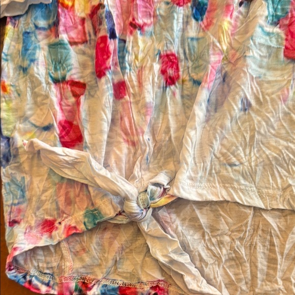 Shana Ladies Multicolor Crinkled Blouse Size Large - Picture 3 of 3